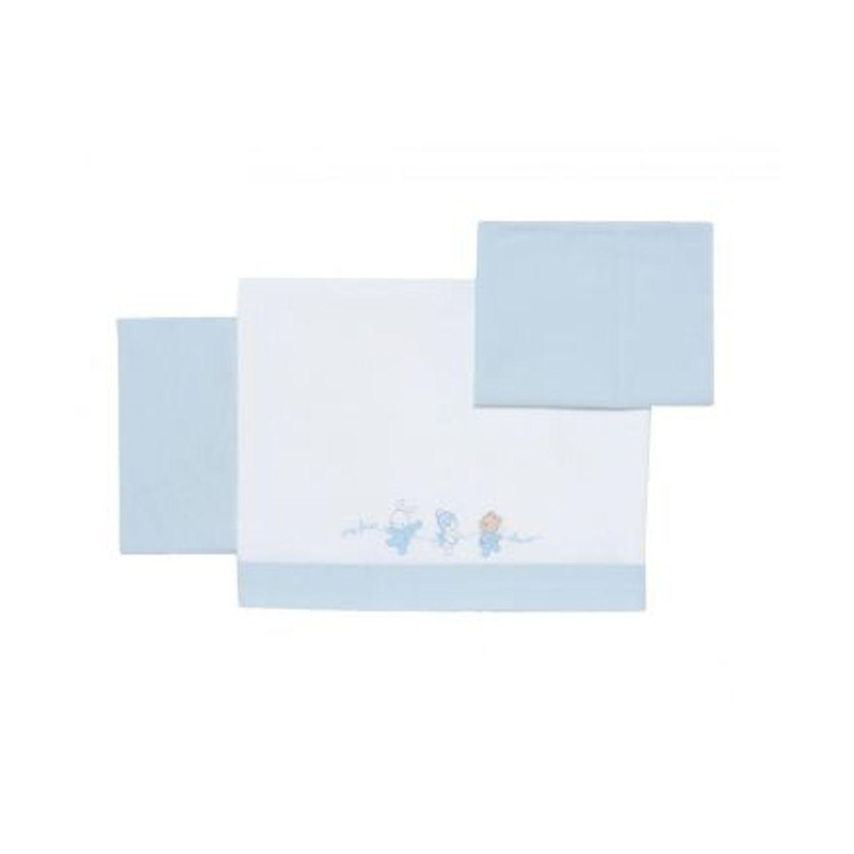 SET DE SABANAS - 3 PIEZAS - AZUL - CHICCO-0