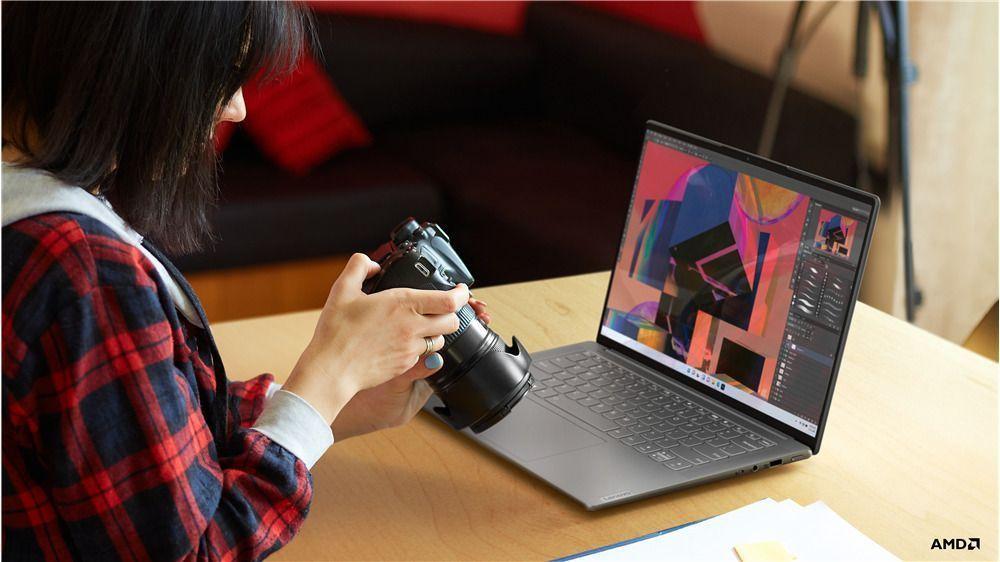 Notebook Yoga Slim ProX AMD Ryzen 7 16GB RAM 512GB SSD GTX1650-9