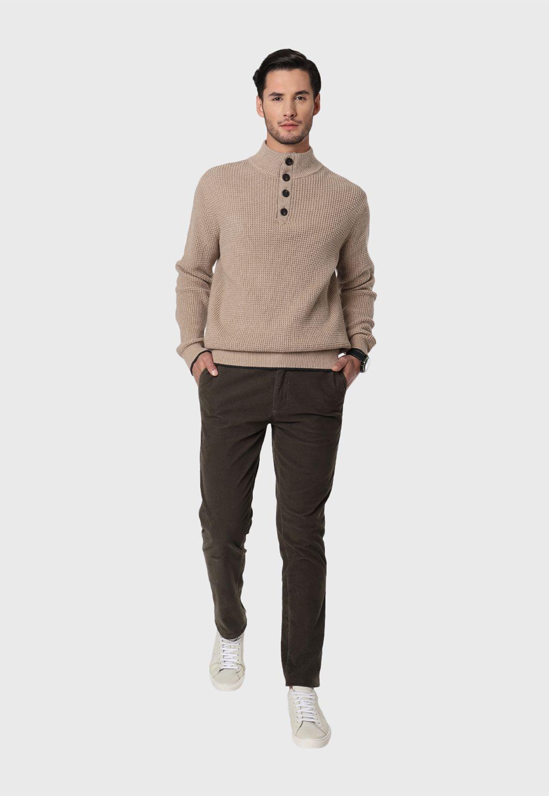 Sweater Hombre Half Button Arrow-4