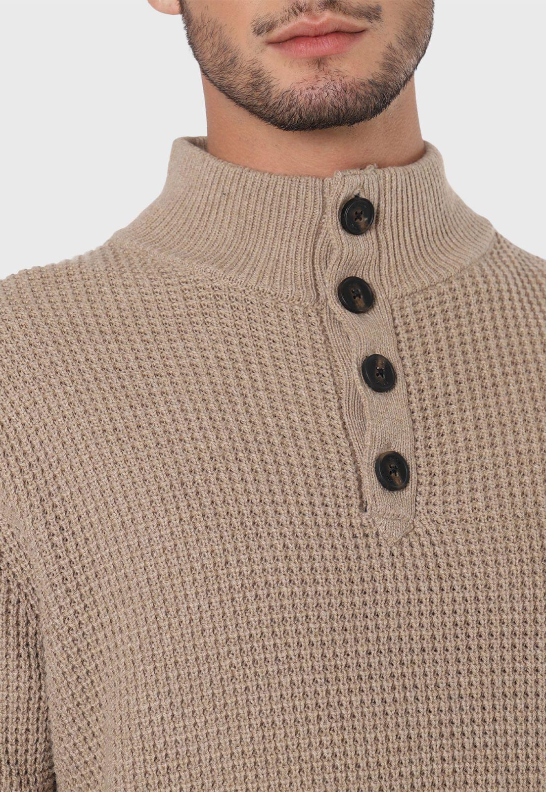 Sweater Hombre Half Button Arrow-3