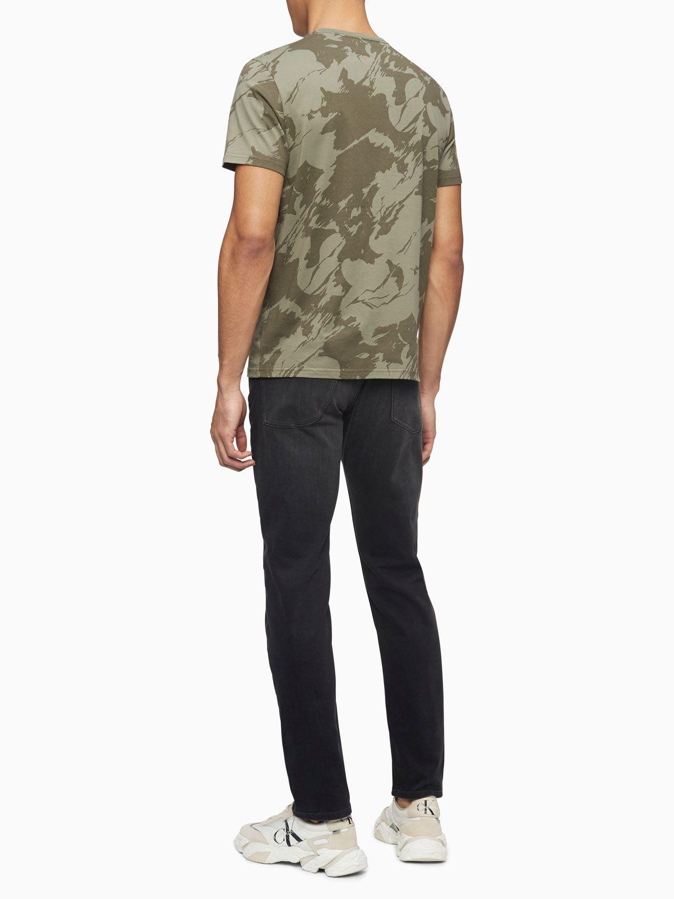 Polera Ck Camo Verde Calvin Klein-0