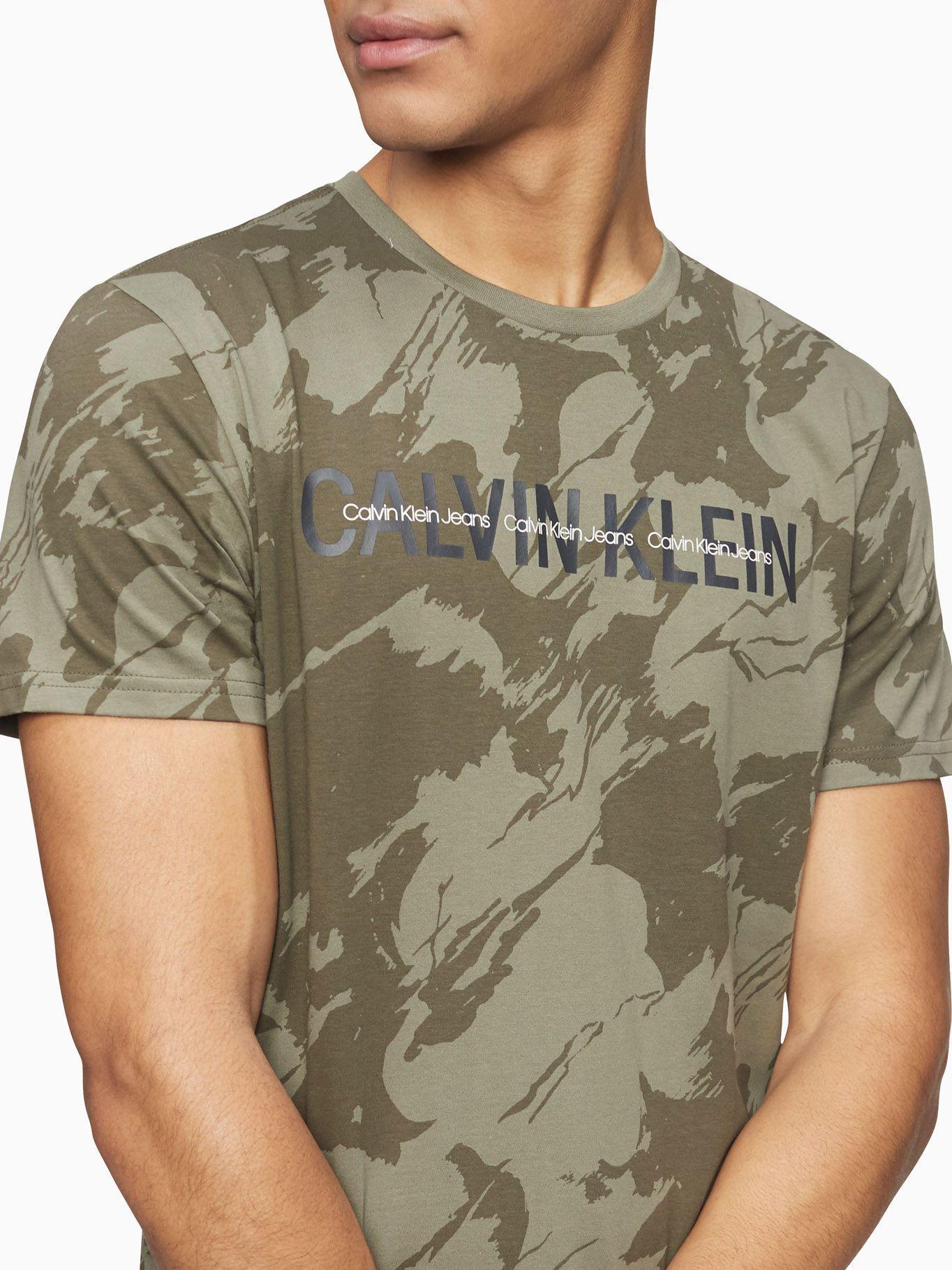 Polera Ck Camo Verde Calvin Klein-1