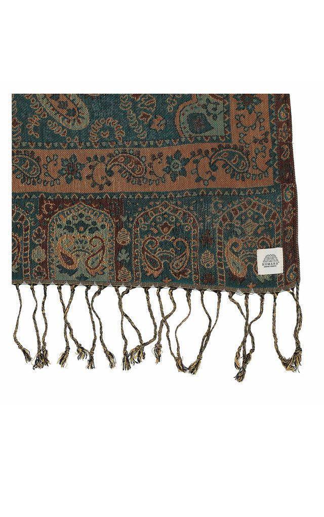 Pañuelo Jacquard Paisley Café Humana-1