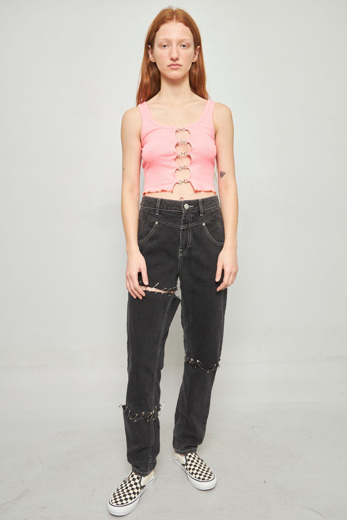 Top casual reciclado rosa lovemade talla S  -3