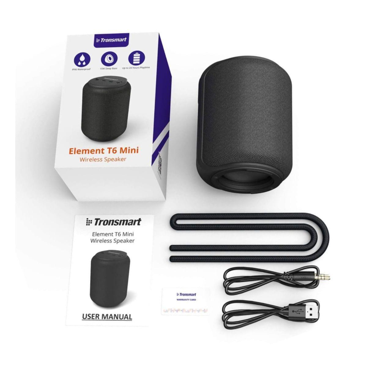 Tronsmart Element T6 Mini Parlante Bluetooth 15W - negro-4