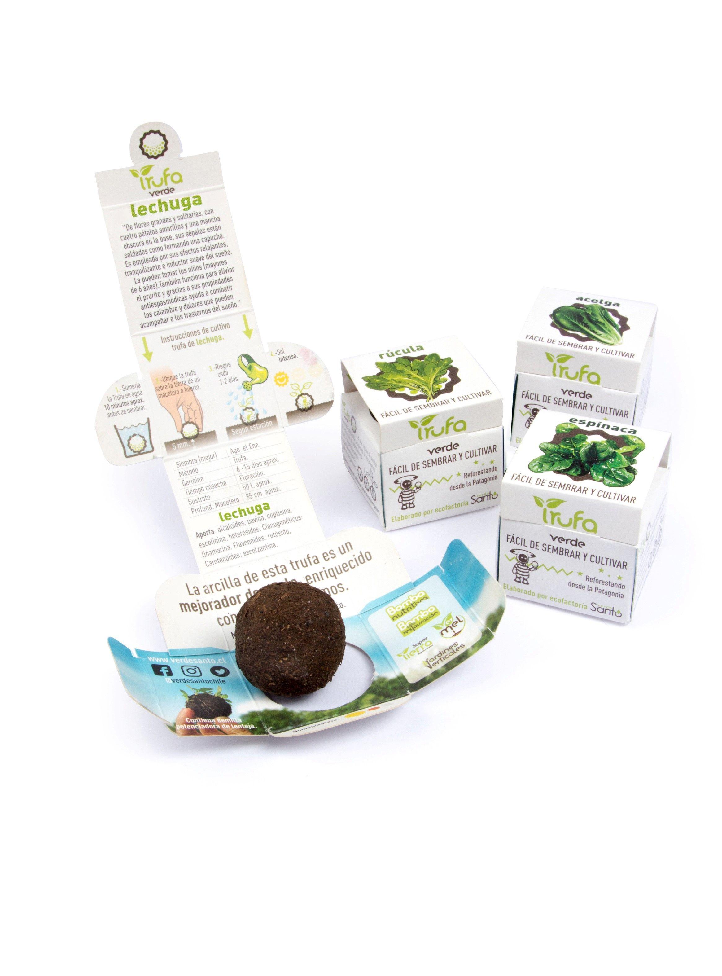 Bombitas pack huerto, facil de sembrar y cultivar.-1