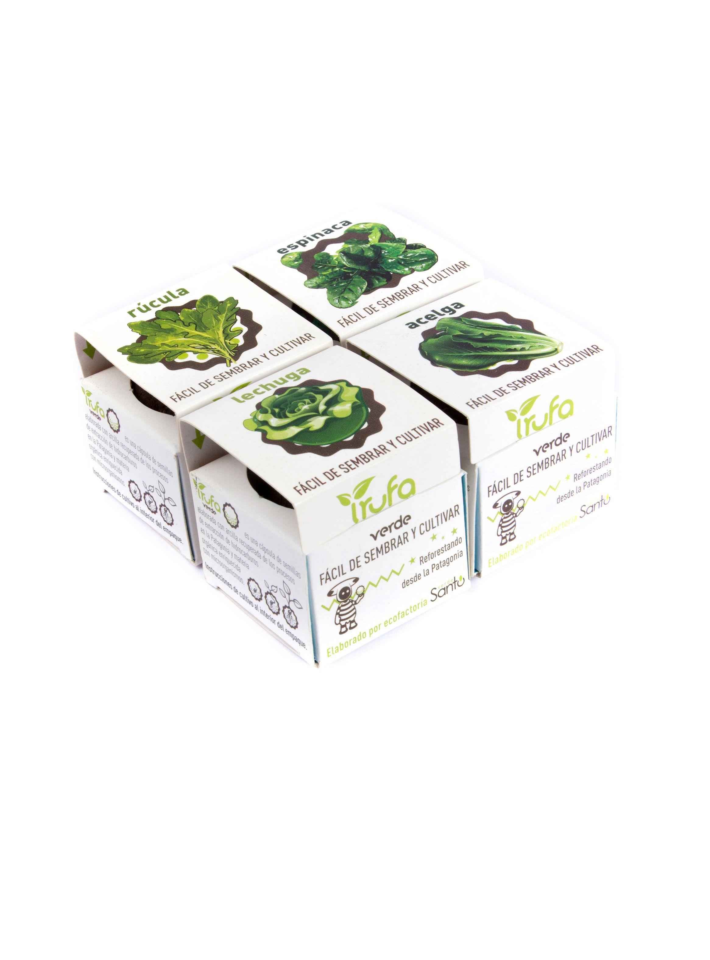 Bombitas pack huerto, facil de sembrar y cultivar.-0