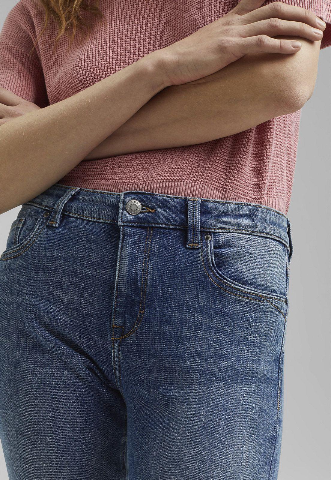 Jeans Straight Tiro Medio Mujer Esprit Denim-2