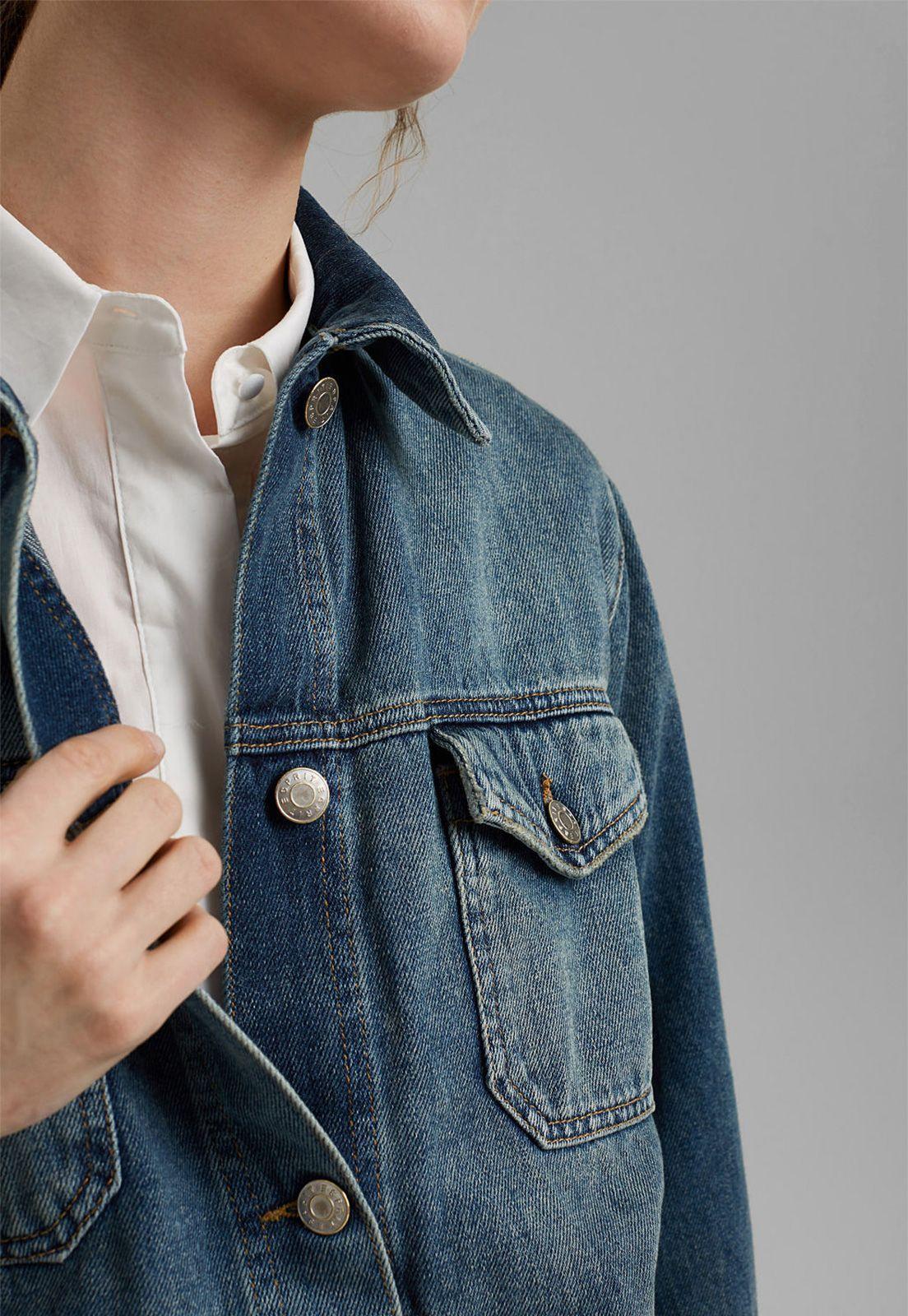 Chaqueta Mujer Denim Esprit-2