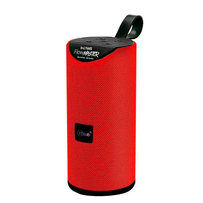 Parlante Mlab Flow Master 8858 Bluetooth Usb Fm Rojo-4