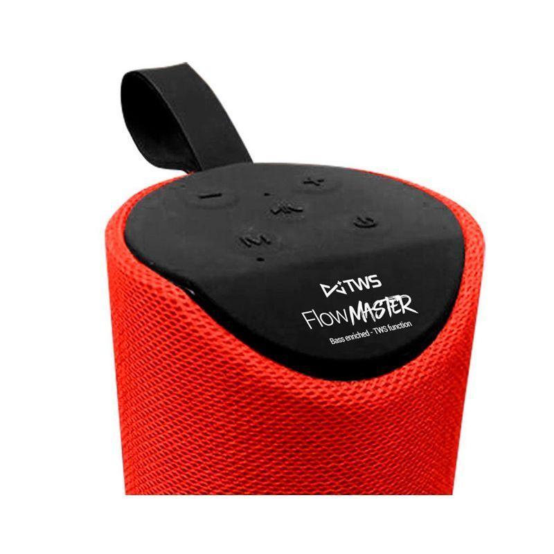 Parlante Mlab Flow Master 8858 Bluetooth Usb Fm Rojo-3