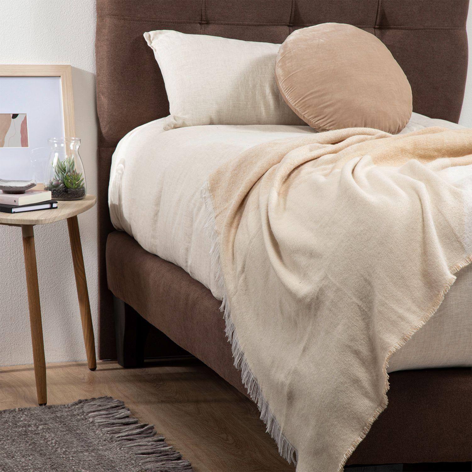 Base Cama Europea Max 1,5 Plaza Chocolate-4