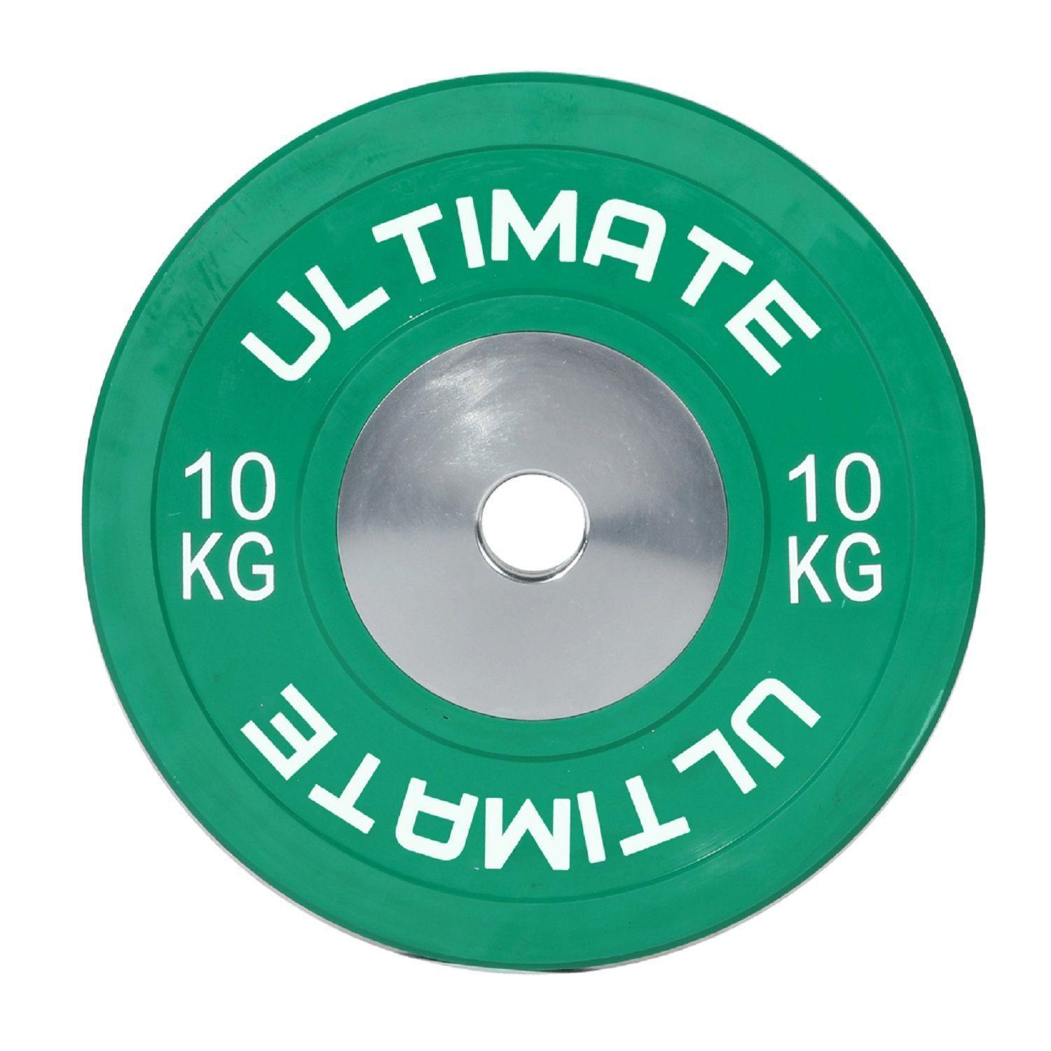 Barra Olímpica 25mm+100KG Discos Oc Bumper EliteC-3