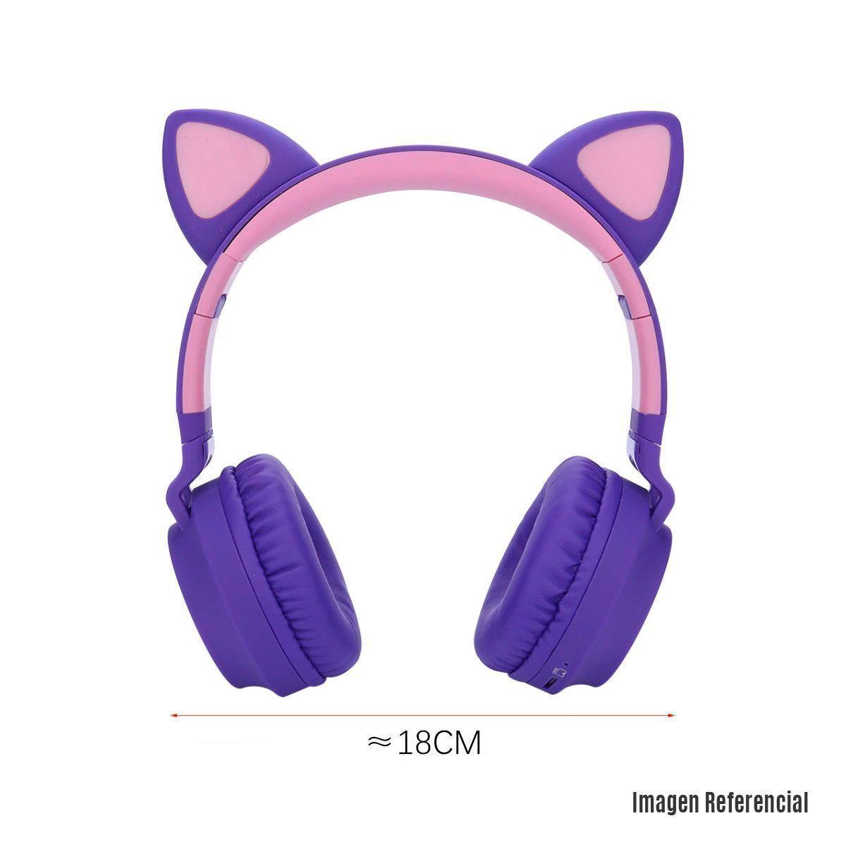 Audifonos Inalambricos Bluetooth Cat 28C Rosado-4