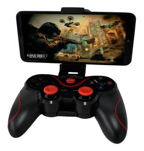 Control Gamepad Mando Bluetooth Android Pc Con Soporte-0