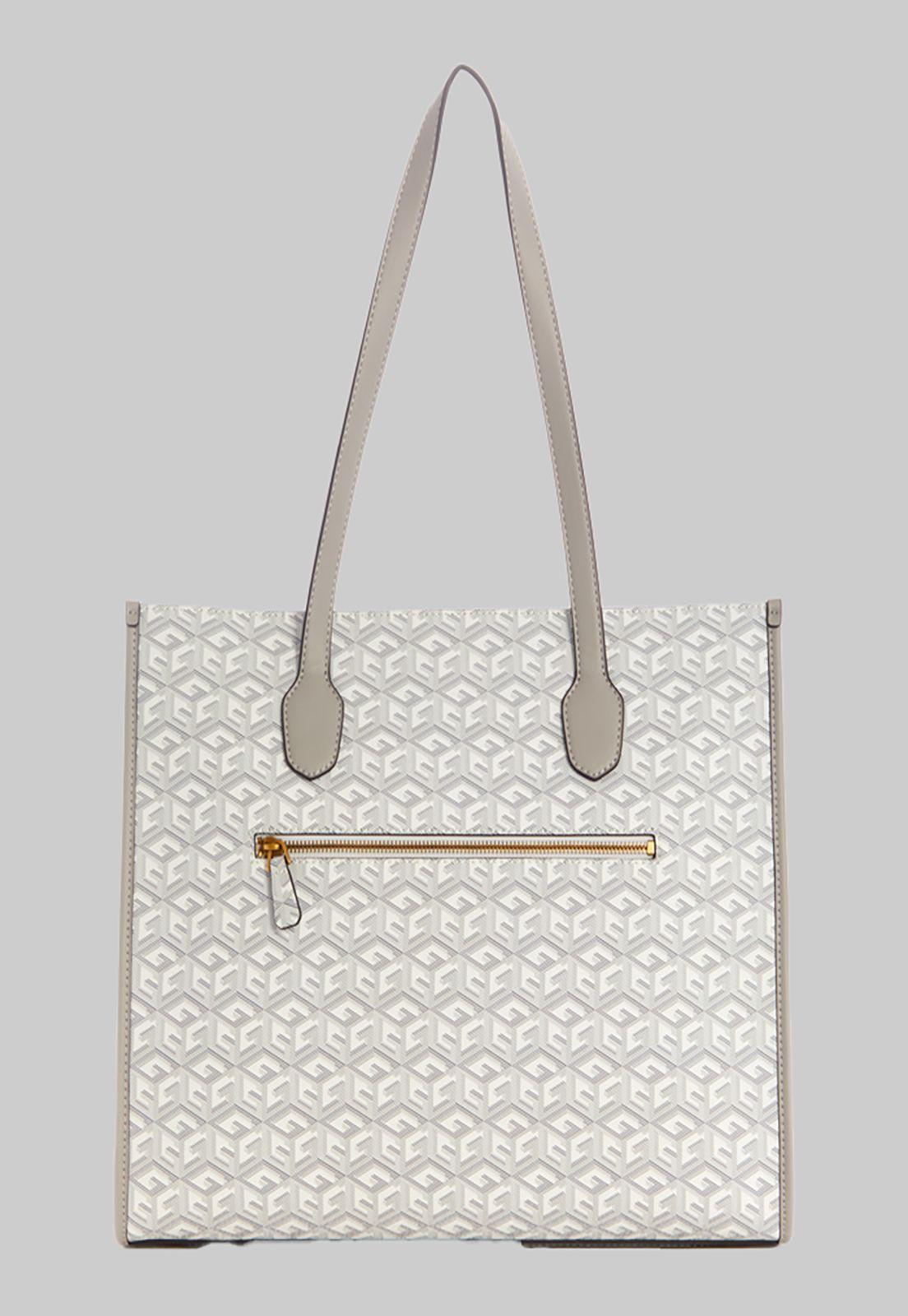 Cartera Guess Silvana Girlfriend Tote Stl Crema-2