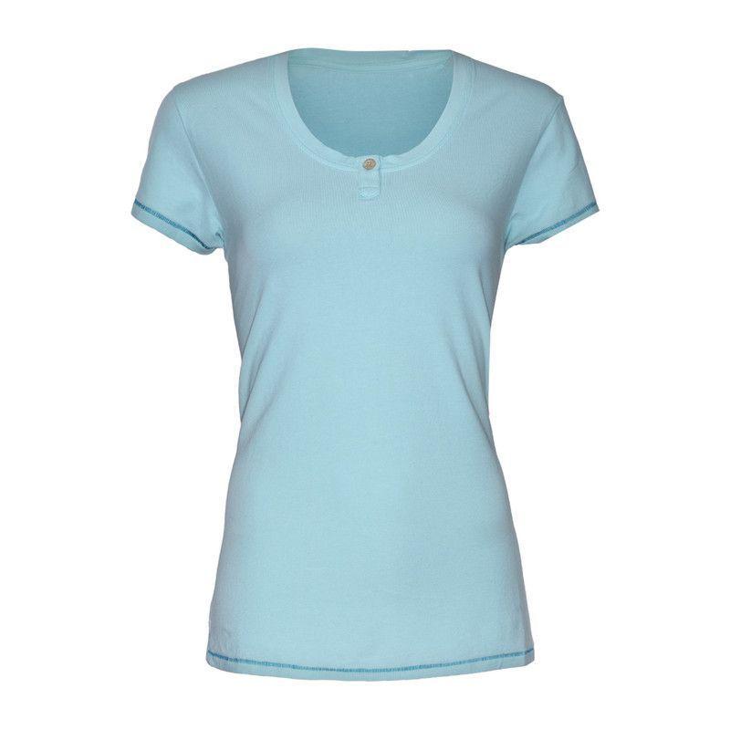 Polera Jersey Botón Mujer-0