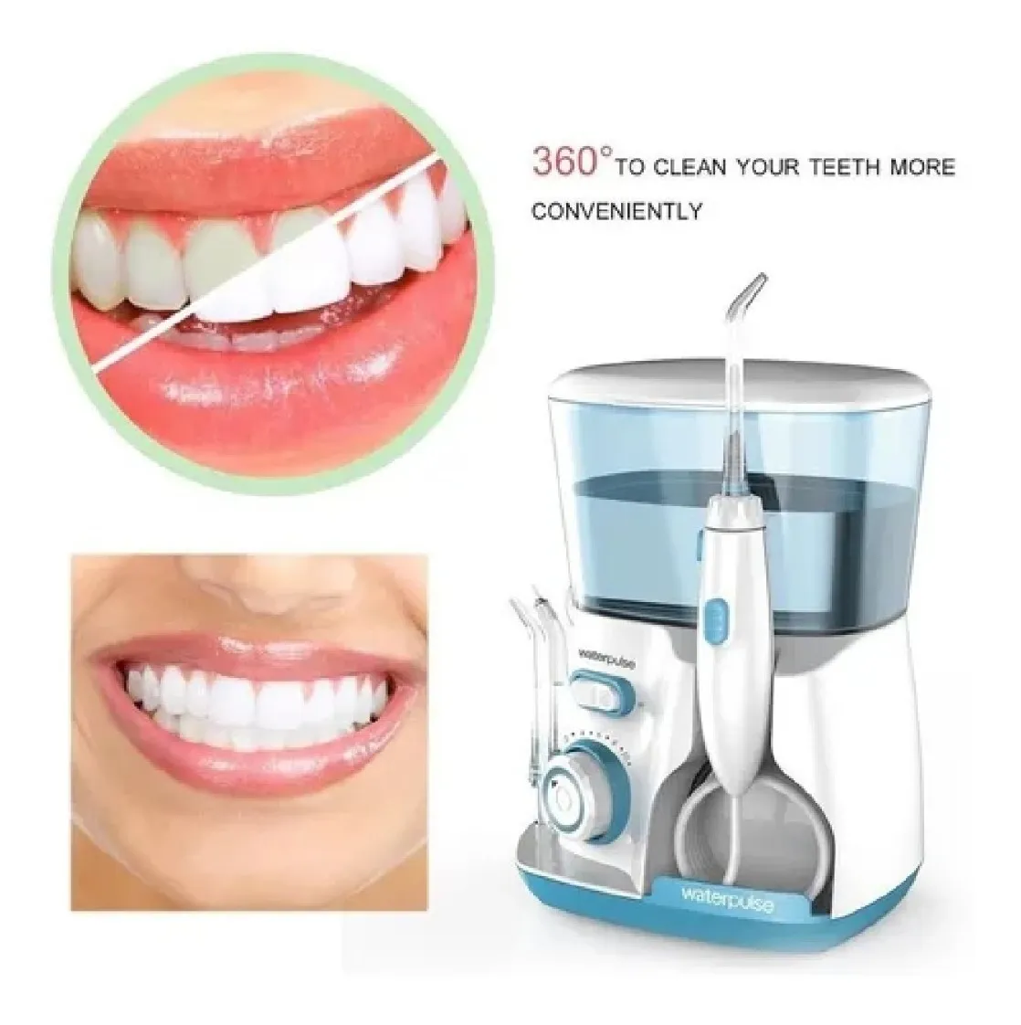 Waterpulse Irrigador Oral Limpiador Dental 800ml Odontología-5