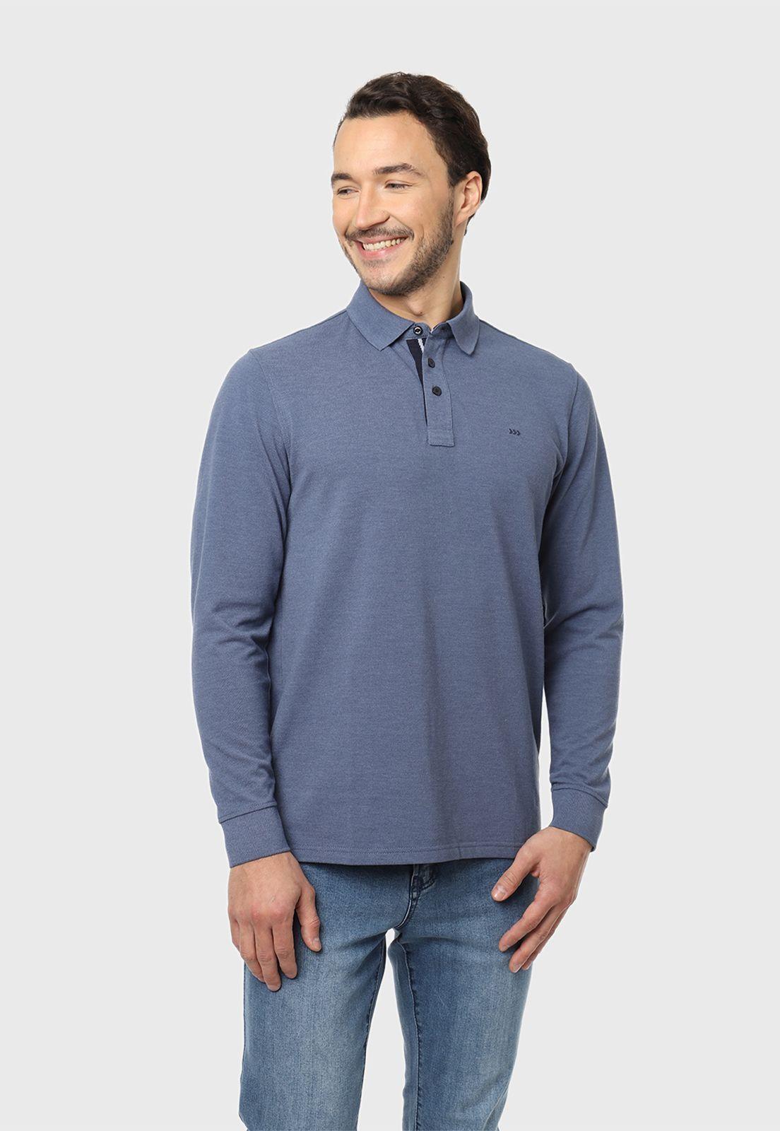 Polera Piqué Manga Larga Arrow-0