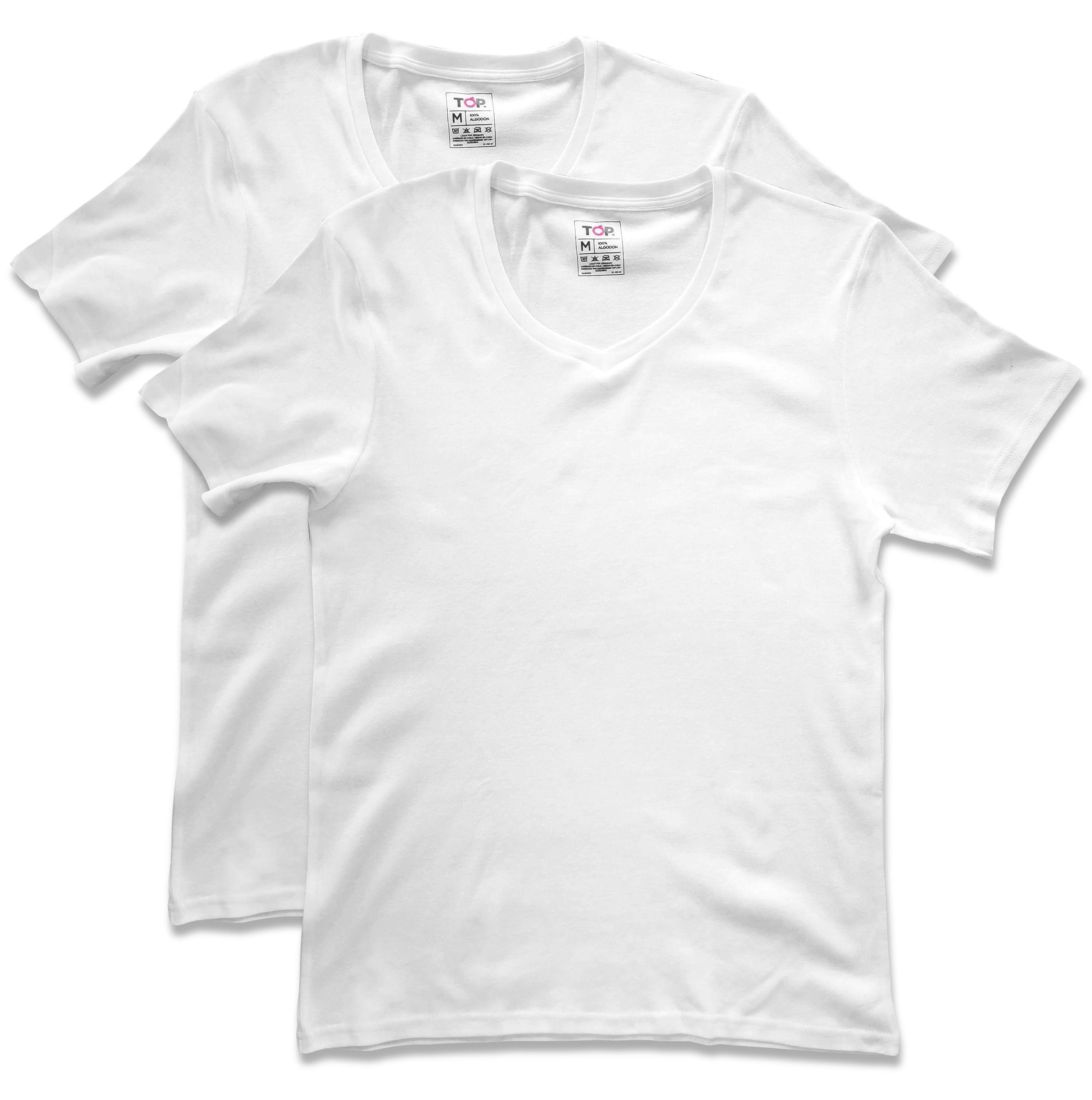 Pack 2 Camiseta M/C Algodón Top-1