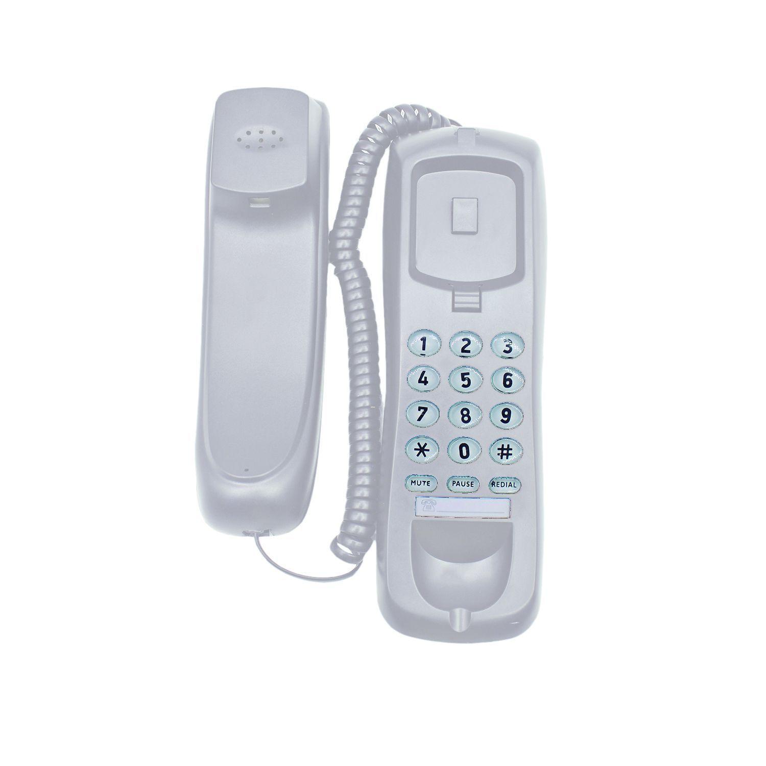 Teléfono Fijo Para Sobremesa O Pared Blanco - PuntoStore-0