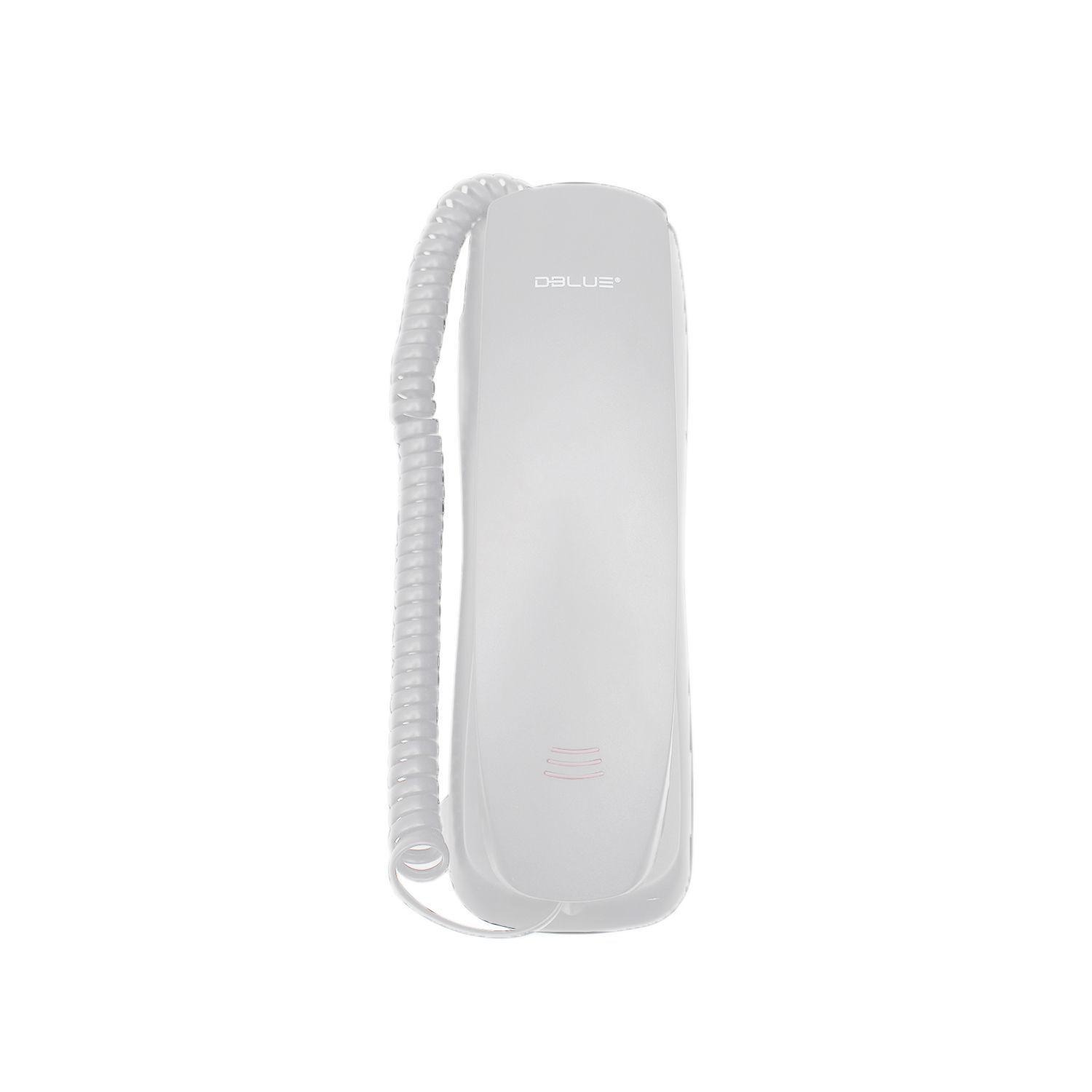 Teléfono Fijo Para Sobremesa O Pared Blanco - PuntoStore-1