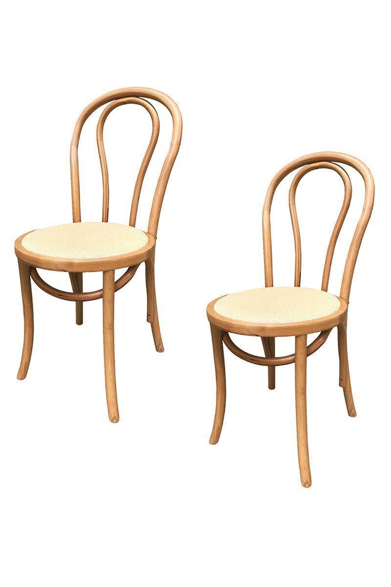 Pack 2 Sillas de Comedor Round Back Cerezo-0