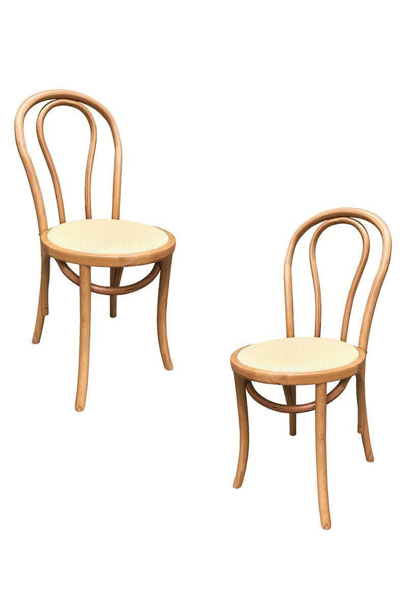 Pack 2 Sillas de Comedor Round Back Cerezo-3