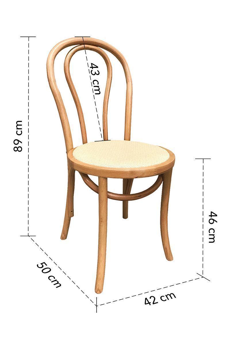 Pack 2 Sillas de Comedor Round Back Cerezo-2