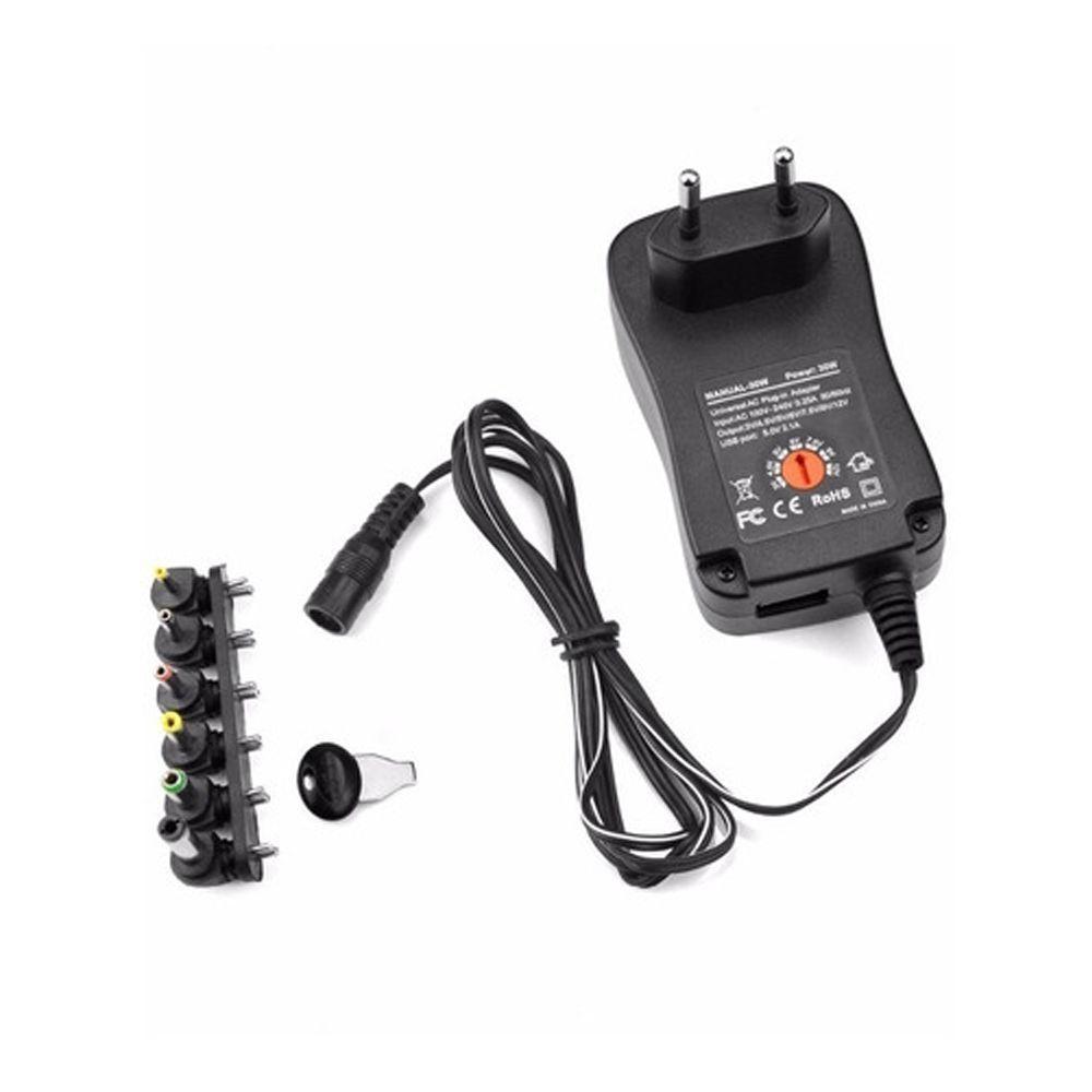 Adaptador De Corriente Universal 12w Regulable 3v A 12v Welife W-2985-0