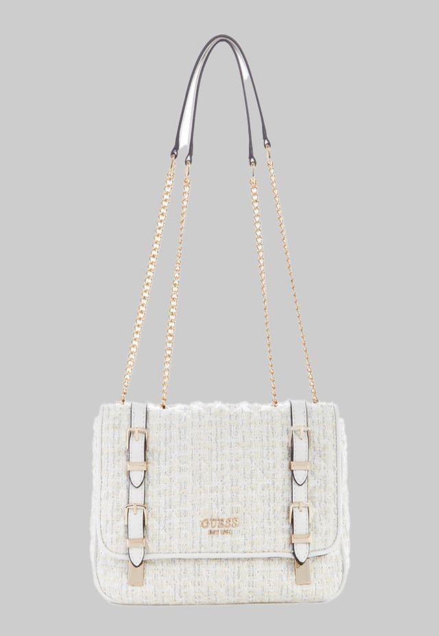 Cartera Guess Adam Convertible Xbody Flap Wml Blanco-0