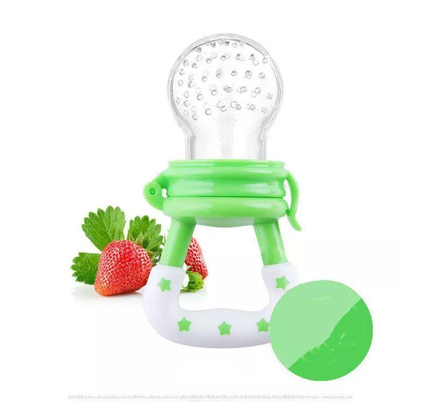 Chupete Para Frutas Alimentador De Bebes Verde-2
