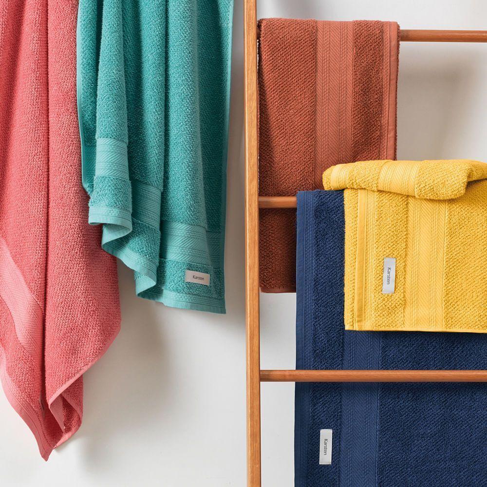 Toalla de baño Karsten Empire 380gr 70 x 135 cm Tabaco-1