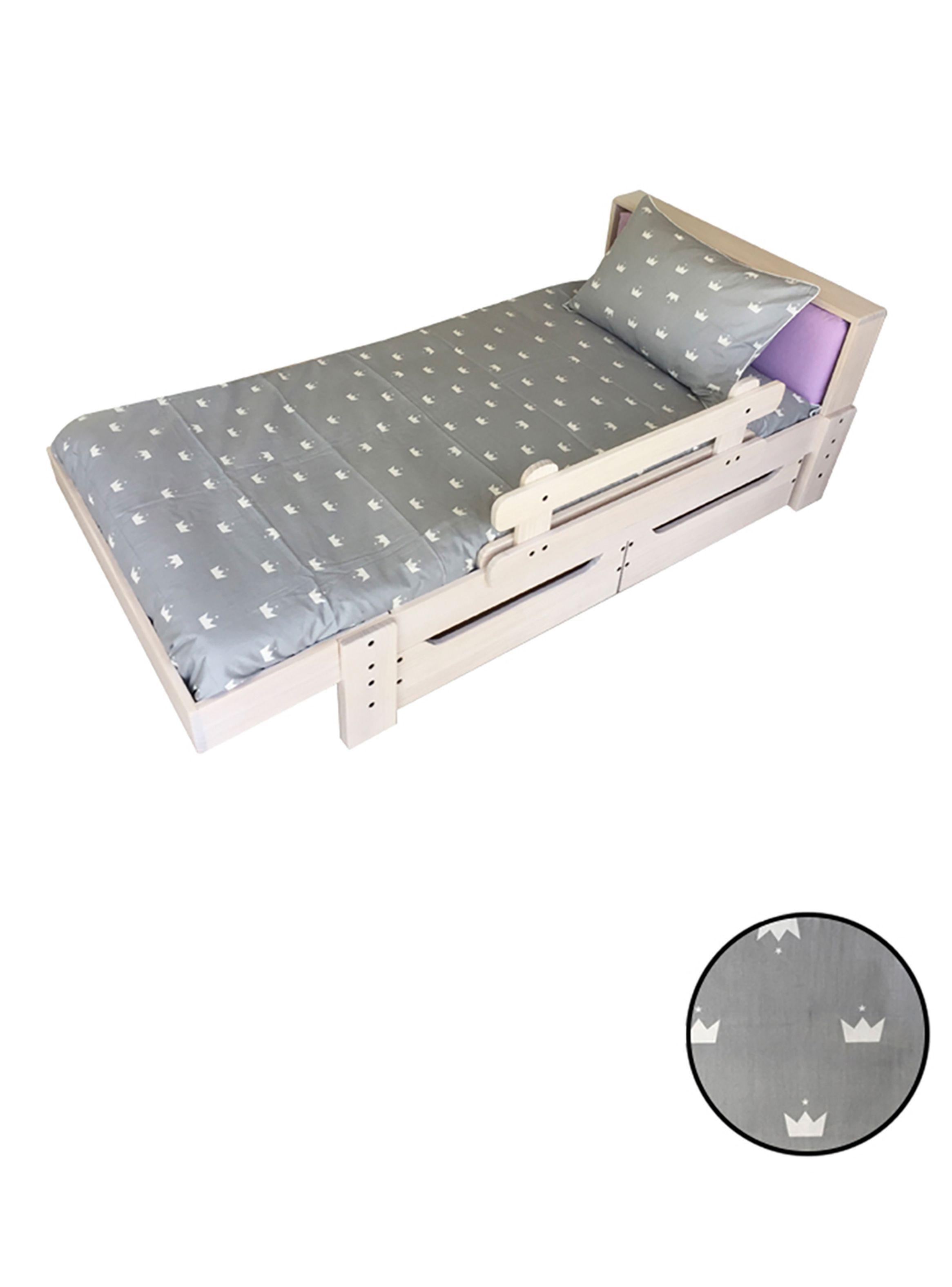 FUNDA de Plumón ( CUBRECAMA ) Crown (120X180) 100% Algodón - para cama infantil o cuna-1