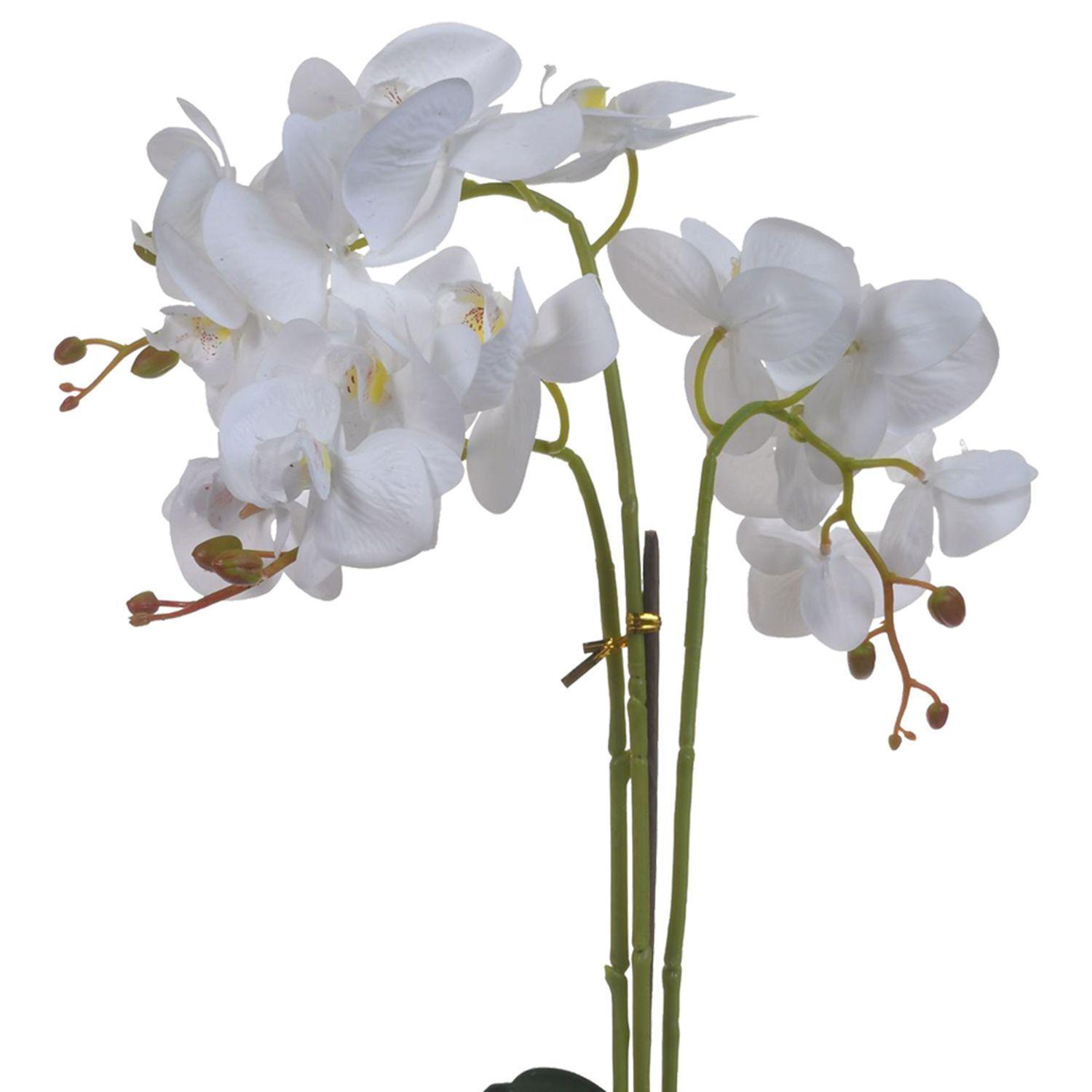 Planta Artificial Orquidea Plus 52 Cms Maceta Blca-2