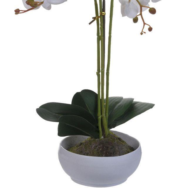 Planta Artificial Orquidea Plus 52 Cms Maceta Blca-1