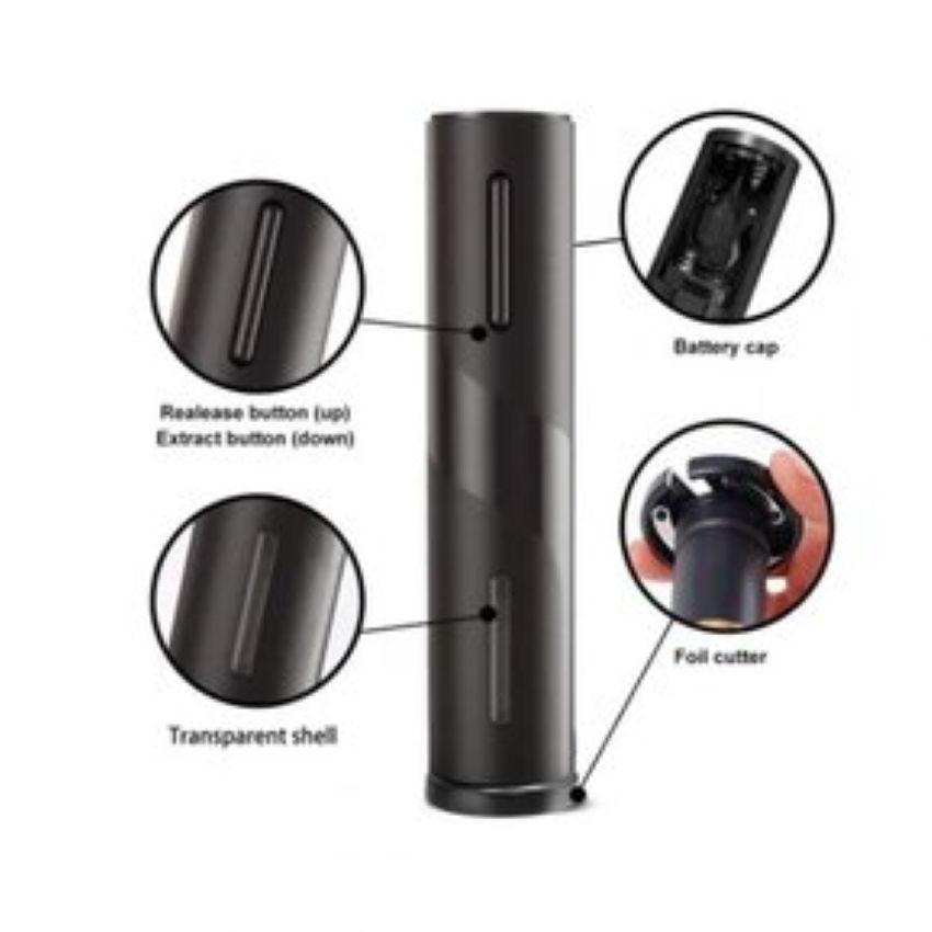 Saca Corchos Descorchador De Vino Eléctrico-3