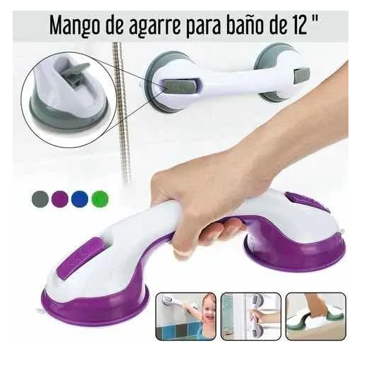 Mango De Agarre De Seguridad De Tina Y Ducha Soporte Resistente-4