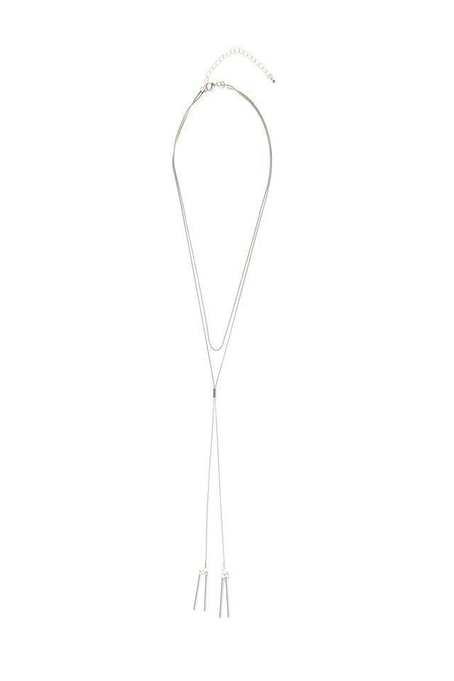 Collar Colgantes Plateado i-D-0