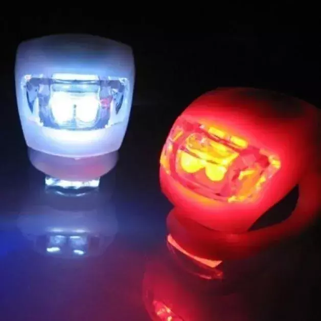 Set de 2 Luces Led Bicicleta Silicona-3