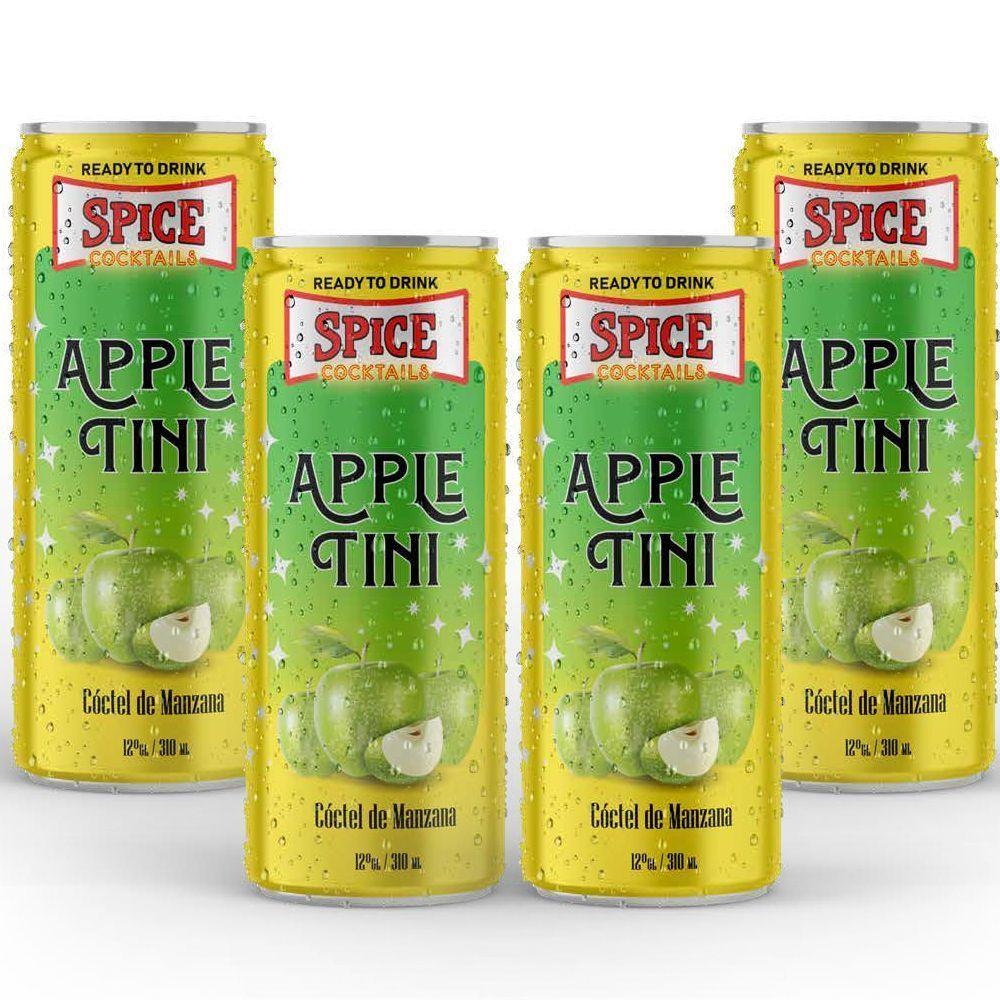 Pack Spice Appletini 4 unidades lata-0