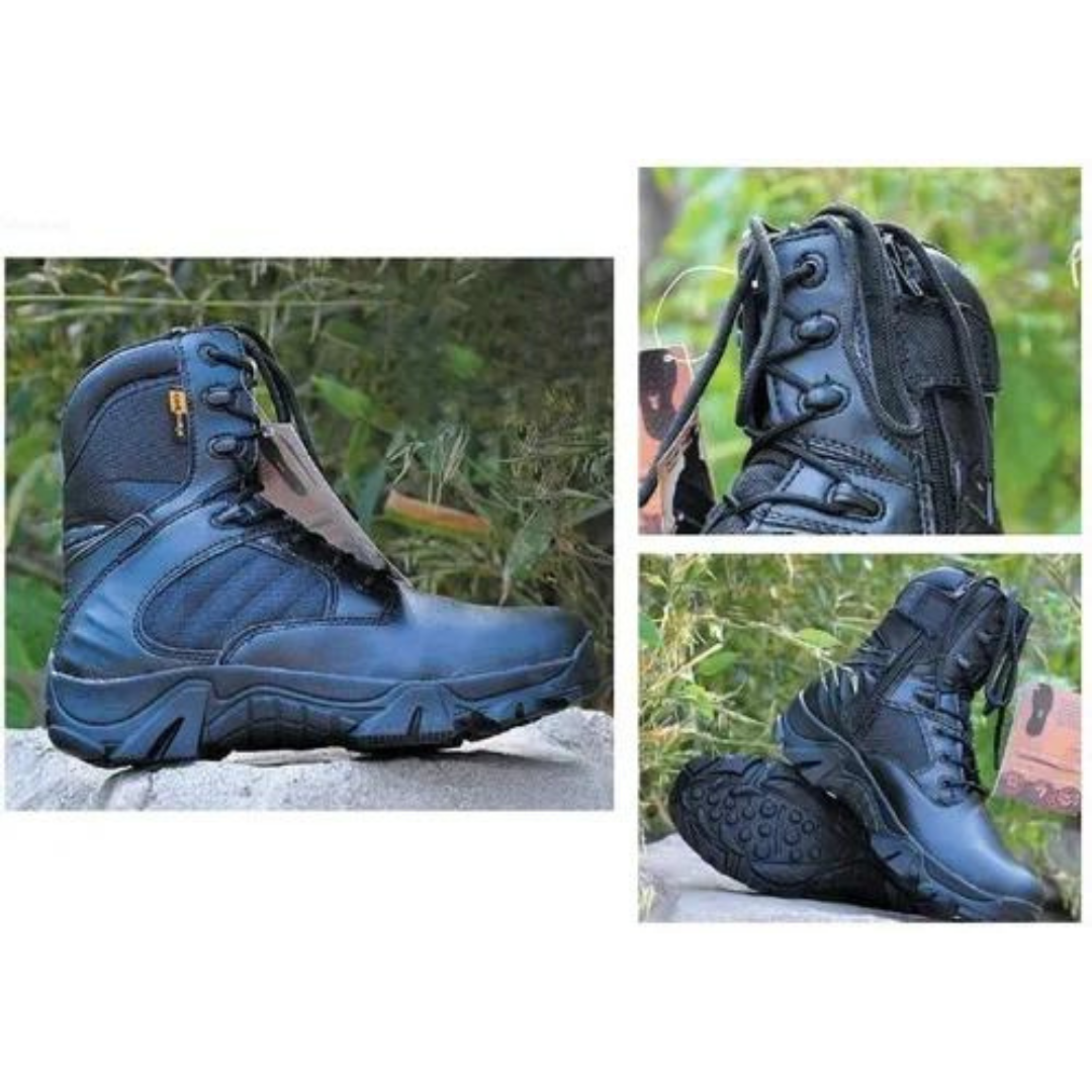 Botas Tácticas Caña Larga Modelo Delta -3