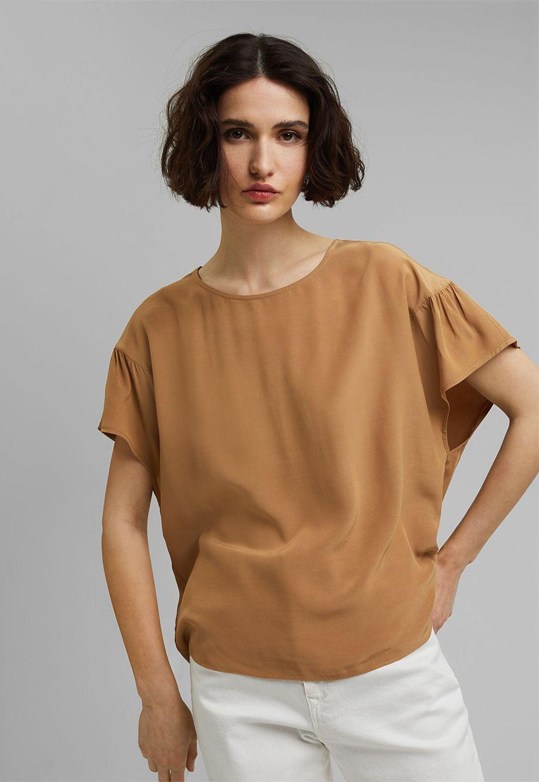 Blusa De Manga Corta Esprit-0