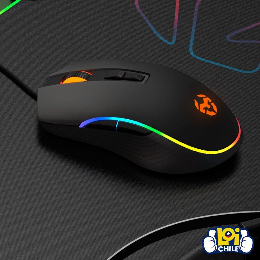 Mouse Gamer Krom Kane 8 Botones RGB DPI Ajustable-12