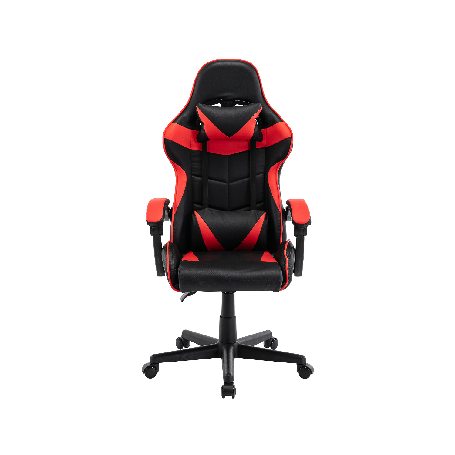 Silla de Escritorio Gamer Halten Ergonomica Negra y Roja-0