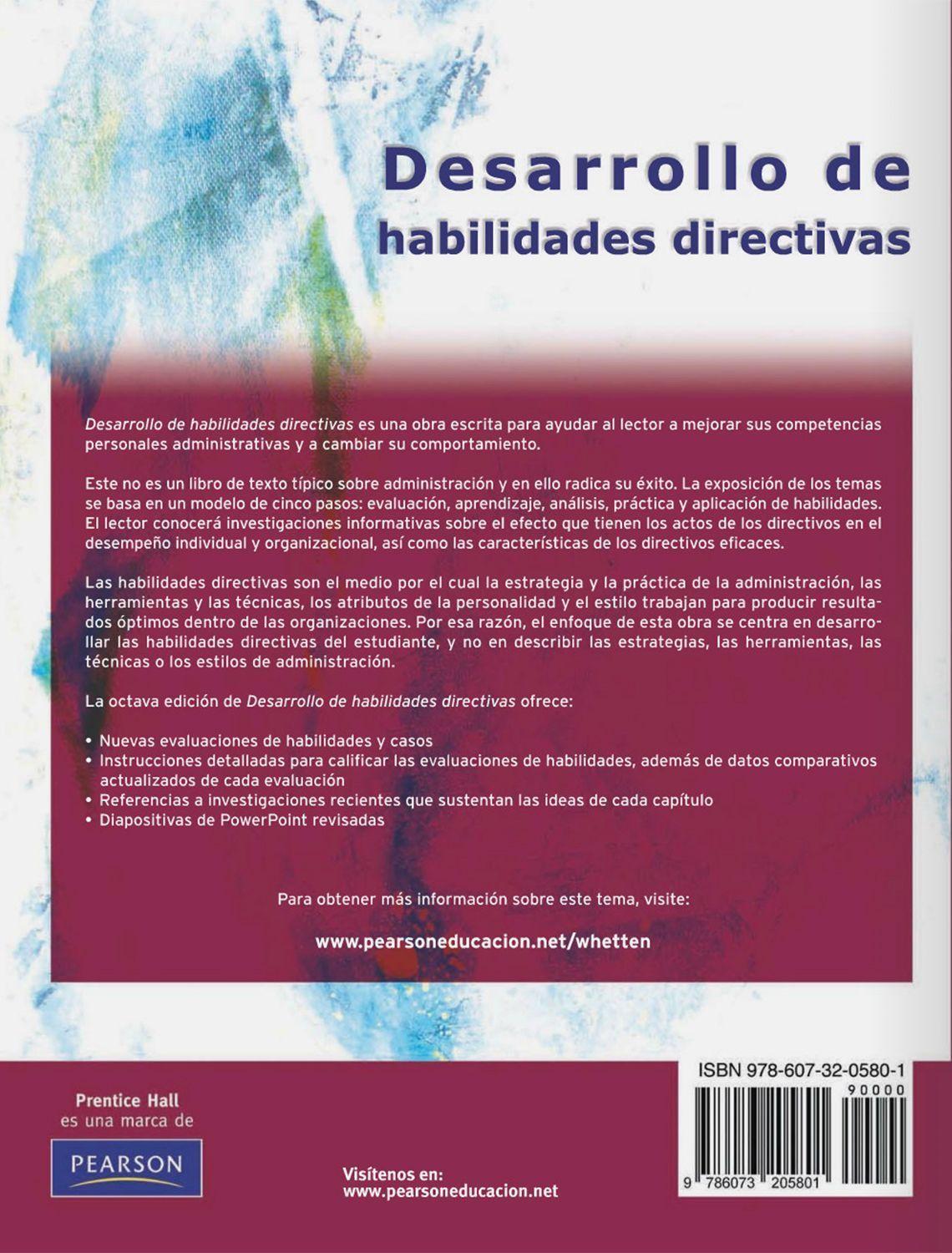 DESARROLLO DE HABILIDADES DIRECTIVAS  8/ED-1