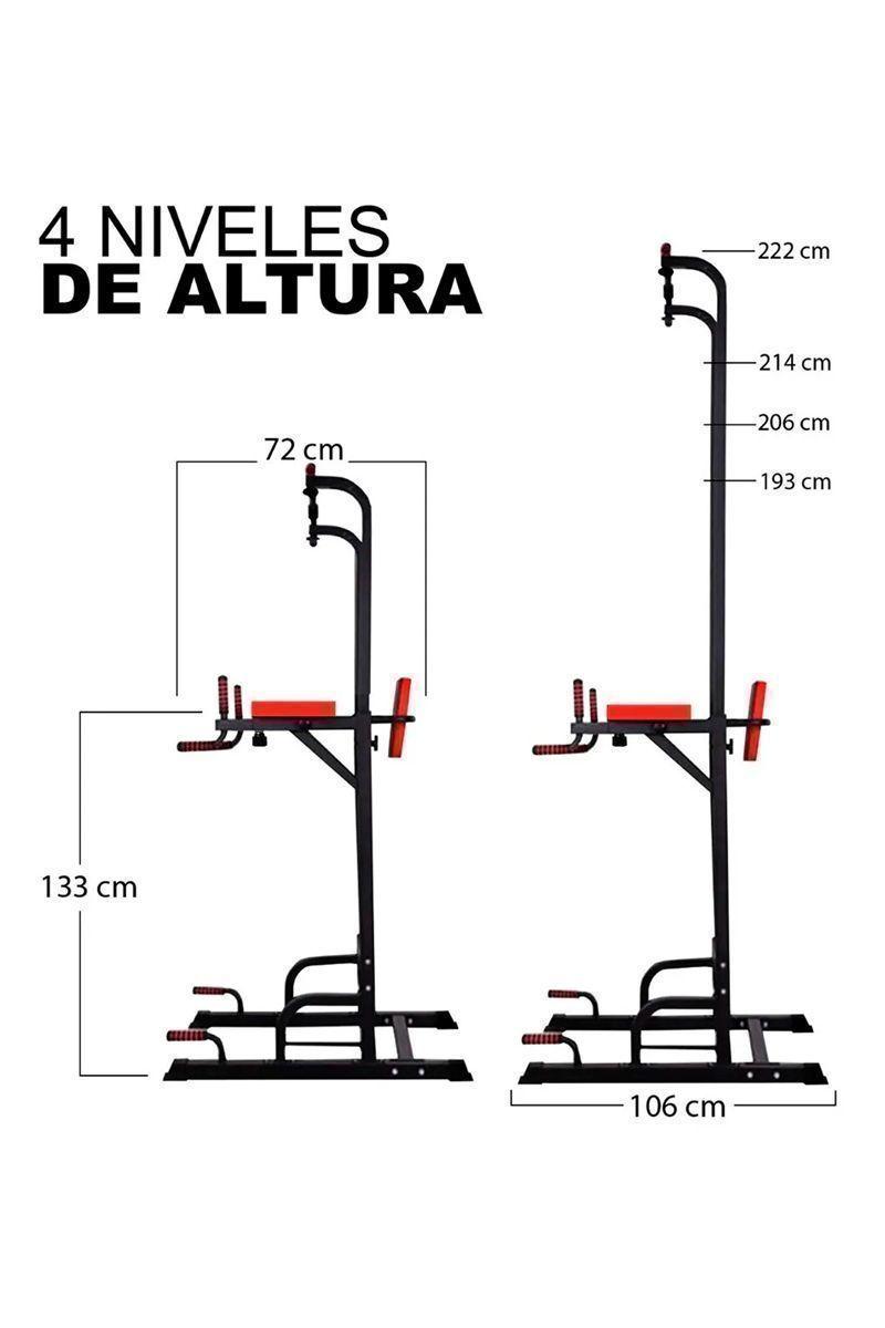 Estación Entrenamiento Barras Dominadas-2