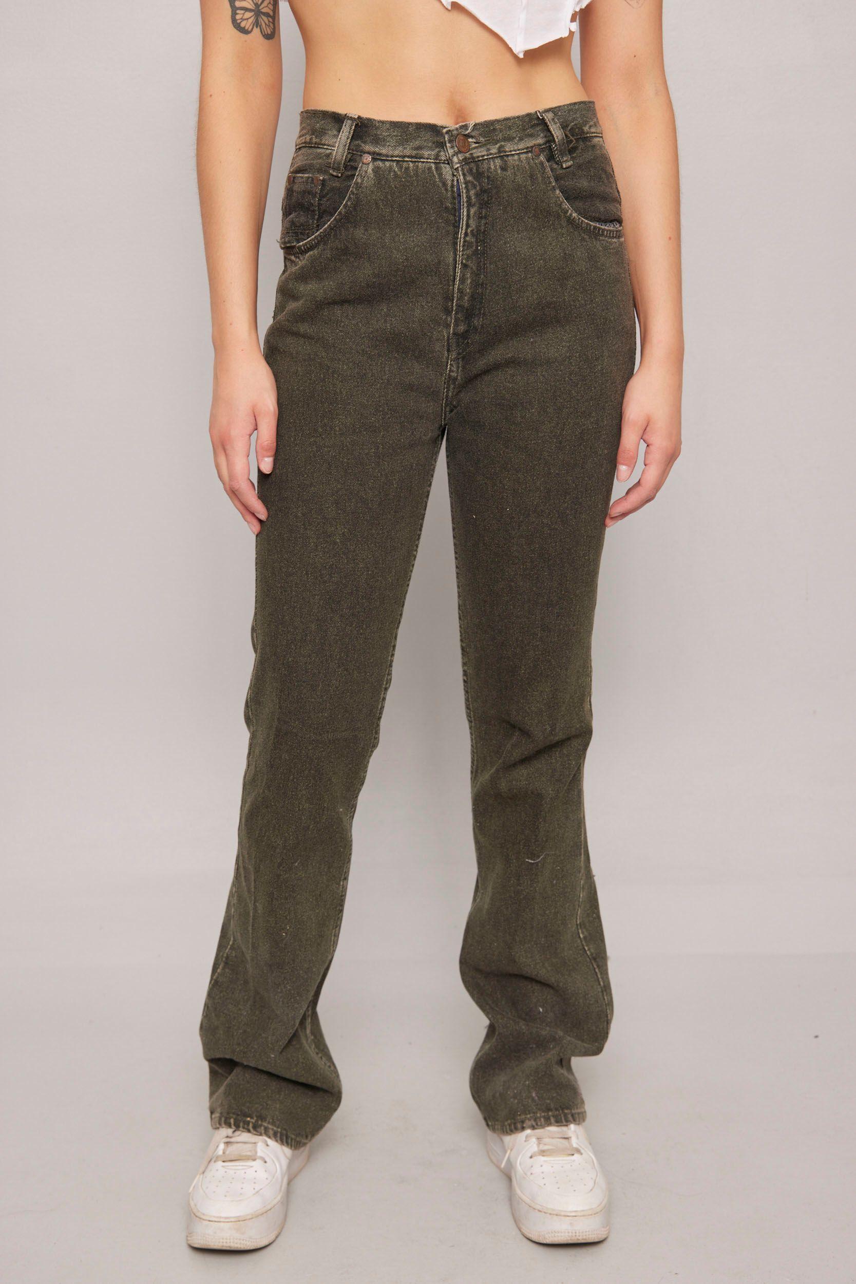 Jeans casual  verde musgo levis talla 36-0