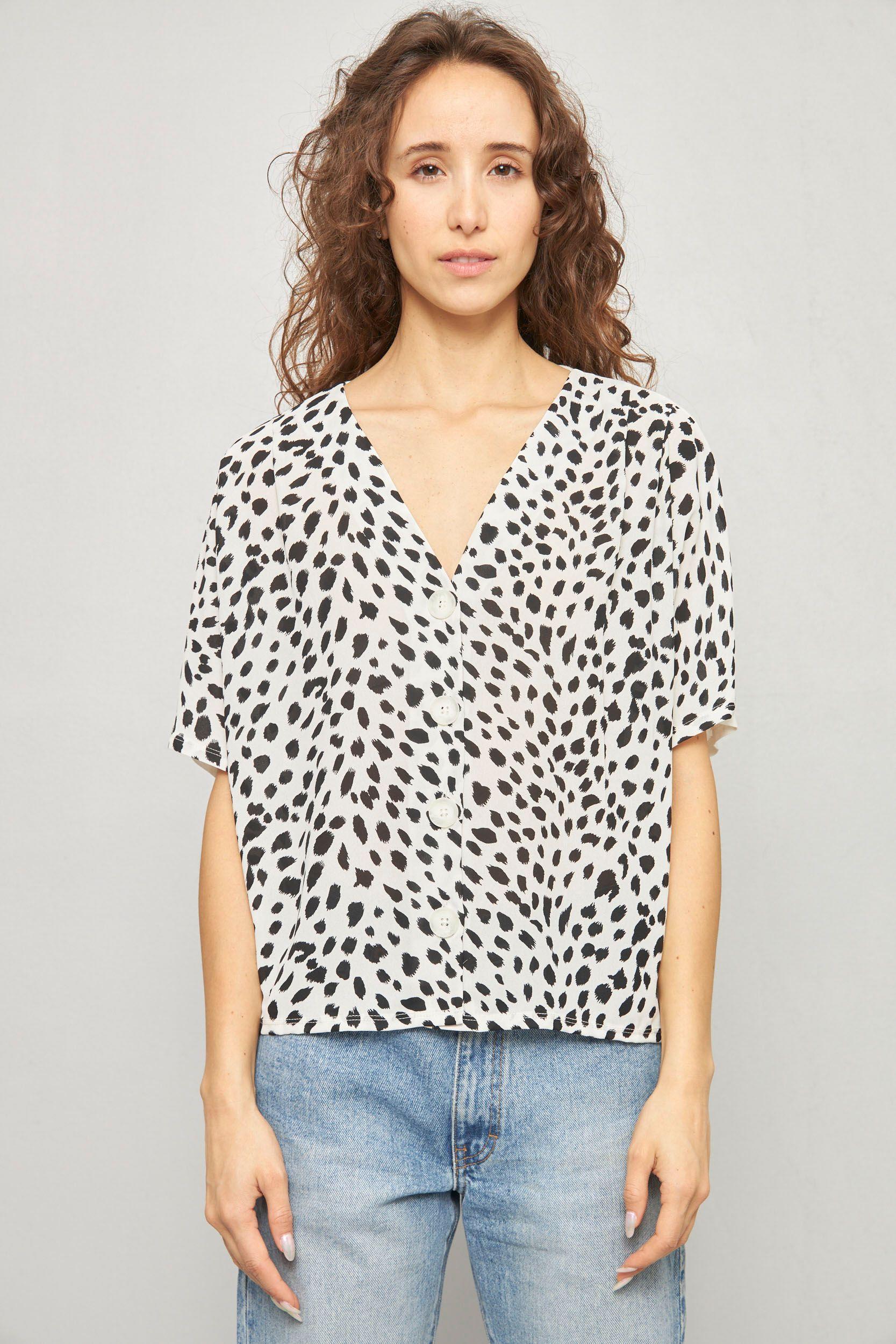 Blusa casual  blanco express talla S-0