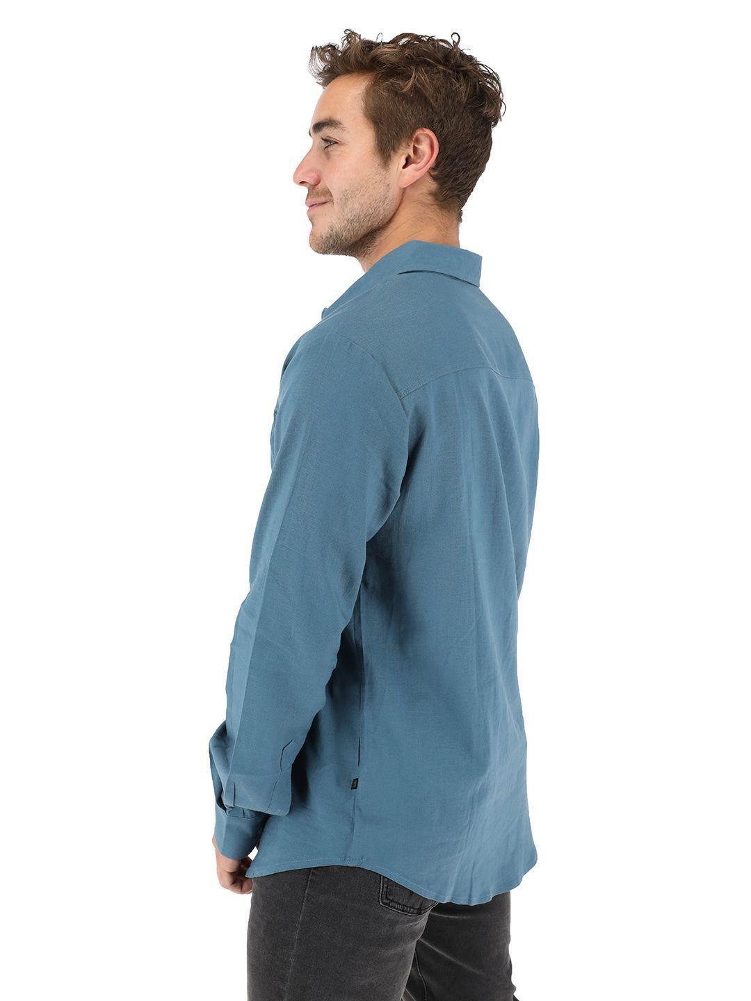 Camisa Anemona Petroleo Hombre-2